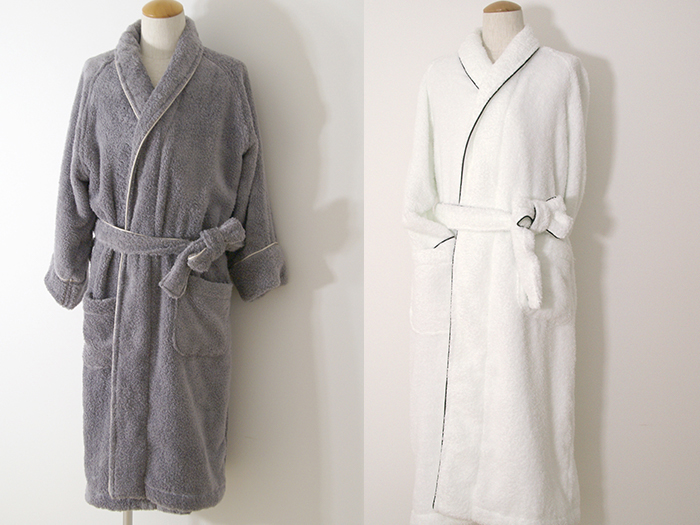 【 パールグレーS 】スーピマ コットン 無撚糸 バスローブ SP100 タオル スーピマコットン スーピマ オーガニックコットン 綿 高級 ギフト お祝い